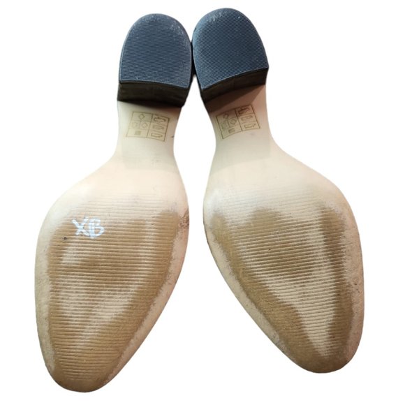 ALDO Army / Olive Green Ankle Length Block Heel Sock Boots / Booties 8.5 - Picture 6 of 9